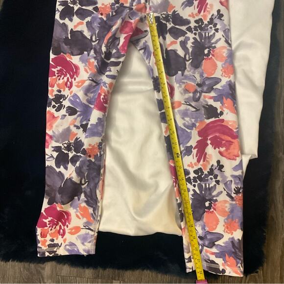 Balance Collection Floral High Waist Moisture Wicking Capri Leggings No Size - Picture 7 of 9